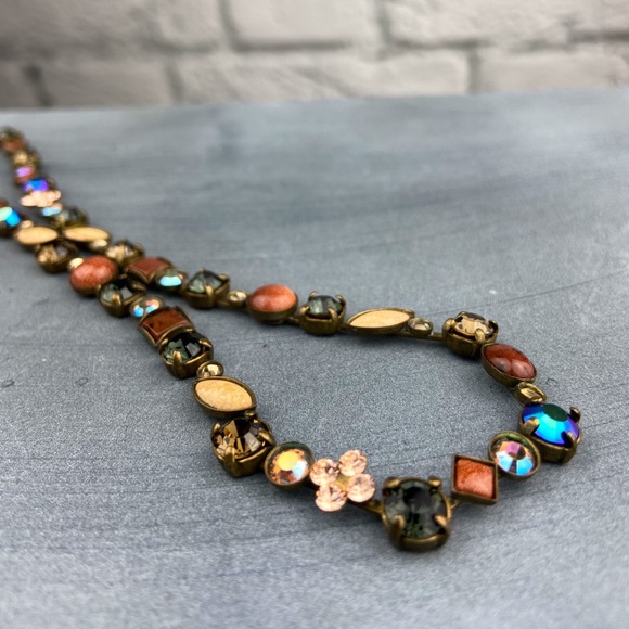 Vintage Sorrelli Crystal Necklace Boho - Picture 5 of 6